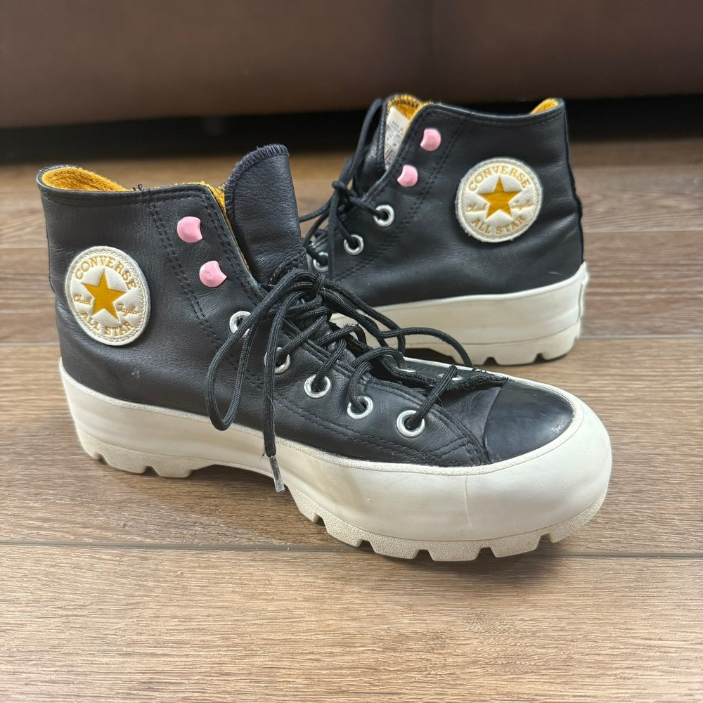 Converse Chuck Taylor Women's Gore-Tex Lugged Boot, Size 8 Waterproof Black - Picture 2 of 15